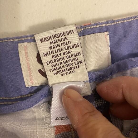 Y2K So Women Jrs 9 Plaid Bootie Shorts Micro Mini LowRise Multicolor Cotton - Picture 4 of 8